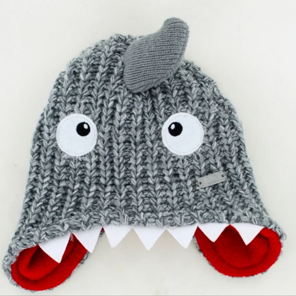 P.S. From Aeropostale Beanie with Mittens One Size  Gray